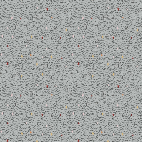 CLTY3695-6 Delilah Jewels Grey - Designer: Esther Fallon Lau - Quilting Cotton, Fat Quarters, Half Yard or by the Yard