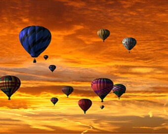 Balloons Galore Quilt Panel - AFT-020, Panel Size is 23.75” X 10”, Quality Quilting Cotton