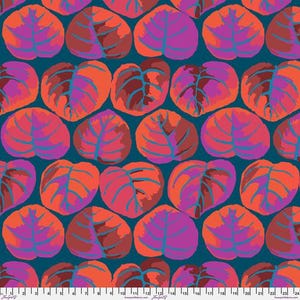 Kaffe Fassett Fabric, Quilting Cotton, Palm Leaves - Red, by Kaffe Fassett for the Kaffe Fassett Collective, Half Yard or by the Yard