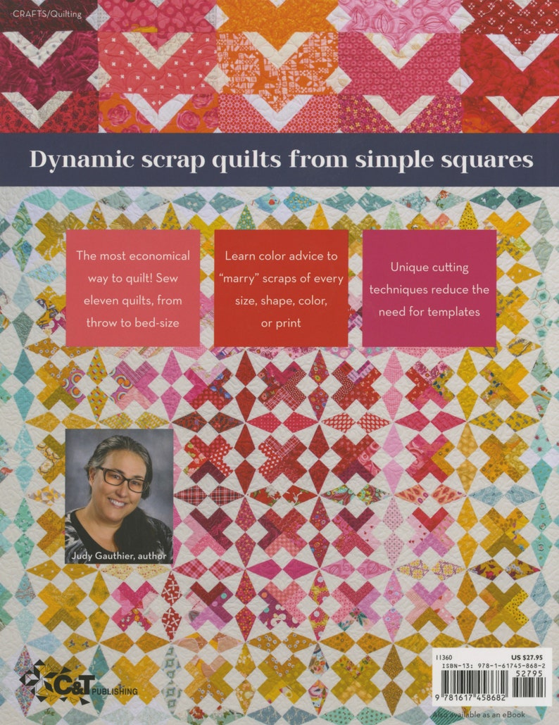 Sensational Quilts for Scrap Lovers Book, 11 Quilting Projects, Judy ...