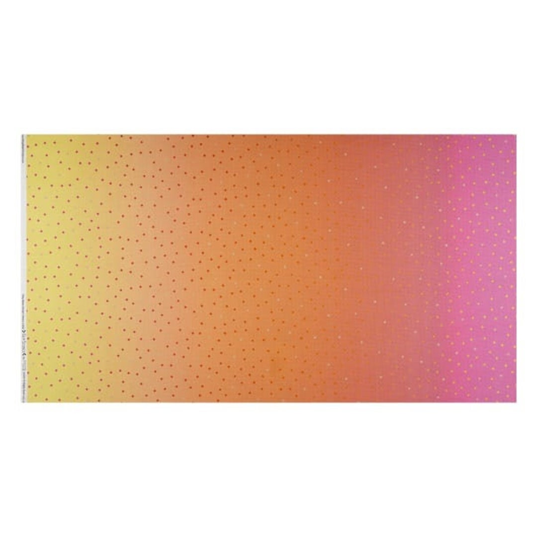 Gemstones Brights Dreamsicle Sold by the Yard Premium 100 Cotton
