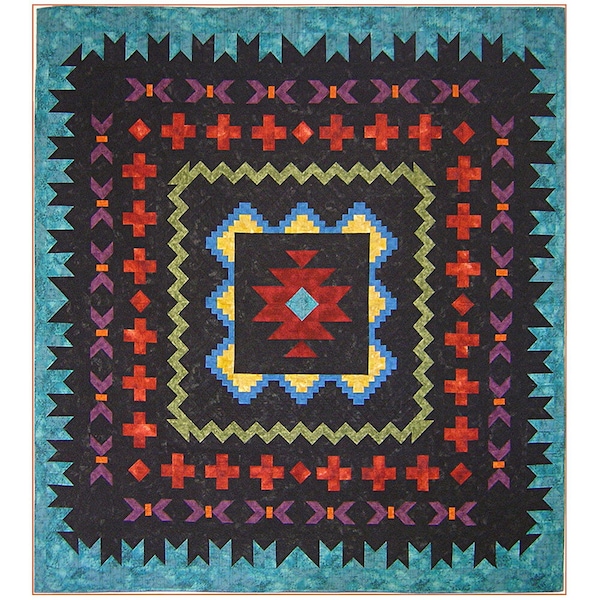 Midnight in Santa Fe - Pattern Designed by J. Michelle Watts - Southwest Design