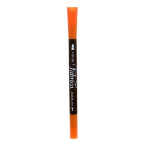 May include: Orange dual-tip fabric marker with "Acid Free Fabrico Dual Marker" text on the barrel.