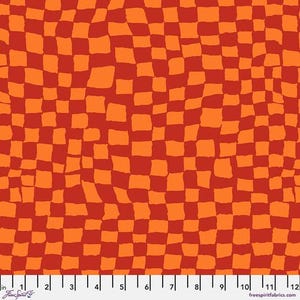 Kaffe Fassett Fabric, Quilting Cotton, Gameboard - Red || August 2024, Half Yard or by the Yard, Cotton Fabric, FreeSpirit