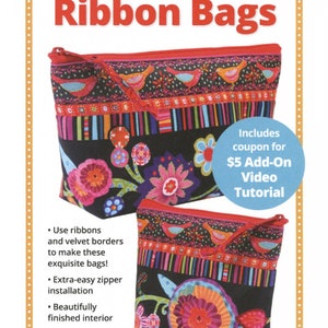 ByAnnie Patterns, Renaissance Ribbons Bags, Purshes, Totes and Electronic Covers, By Annie Quilting Sewing Pattern