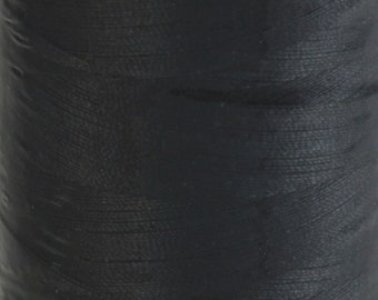2692 Cotton Makó: 50 wt - 1422 yds Black - Aurifil Thread