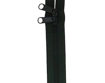 ByAnnie Zippers, Hemlock Double Slide Zipper, 30 inch, Perfect for Handbags, Purses, Totes and Other Quilting Projects