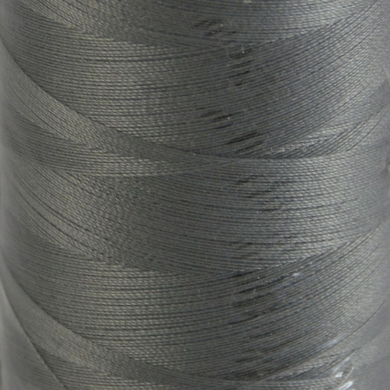 2-Pack - Aurifil 50WT - Grey Smoke (5004) Solid - Mako Cotton Thread - 1422  Yards Each2