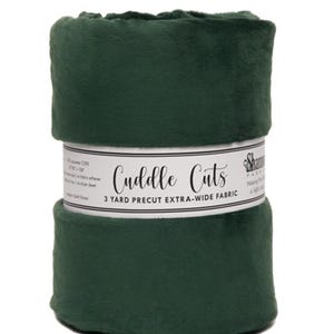 C390 Evergreen 3yd Minky Cuddle Cut Extra Wide