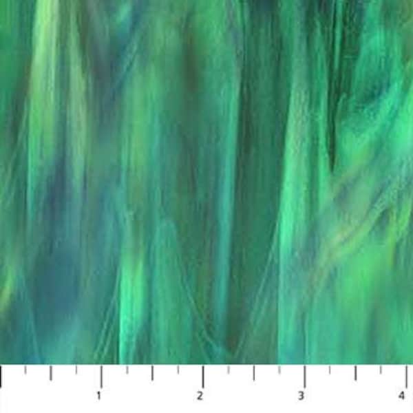 Deborah Edwards Spirit of Love Stained Glass- Deep Green   DP25163-74, Fat Quarters, Half Yard or by the Yard, Northcott Fabrics