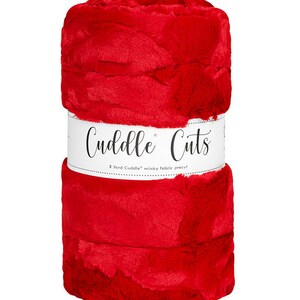 Cardinal 2yd Luxe Minky Cuddle Cut