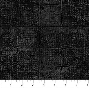 25134-99 Negro - Falcon Ridge - Combinación de un solo color de Andrew Denman para Northcott Fabrics