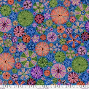 Kaffe Fassett Fabric, Quilting Cotton, Urchins - Dark || August 2024, Half Yard or by the Yard, Cotton Fabric, FreeSpirit