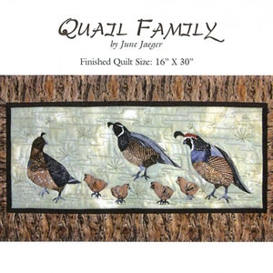 Quail Family - Pattern Designed by June Jaeger - Southwest Design