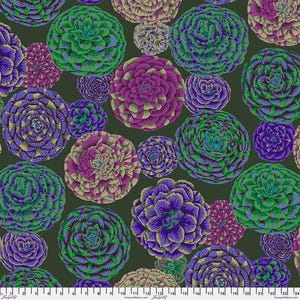 Kaffe Fassett Fabric, Quilting Cotton, Japonica - Dark || August 2024, Half Yard or by the Yard, Cotton Fabric, FreeSpirit