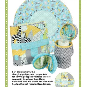 ByAnnie Patterns, Baby Travel Accessories Pattern, Organizer Bag Pattern, Travel Bag Pattern, Quilting Sewing Pattern