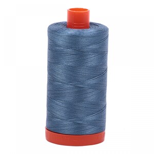 1126 Blue Grey - Cotton Mako: 50wt 1422 yds - Aurifil Thread