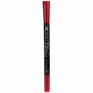 May include: A red dual-tip marker with a black barrel. The marker is labelled "Fabrico Dual Marker" and "Acid Free".