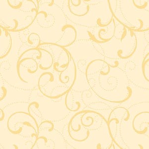 BEN1321703B Dot & Flow Scroll Light Sun, Quilting Cotton, Half Yard or by the Yard, Benartex Fabrics