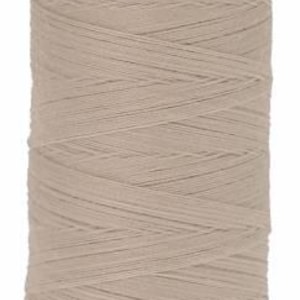 May include: A beige thread spool with red ends, featuring the white word "Mettler" on top. The base displays "No.100" and "500m/547yds" in black. Ideal for sewing and crafting projects.