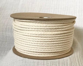 Natural 3/16" Rope Sold by The Yard, MADE IN AMERICA, Great Gift for Crafters