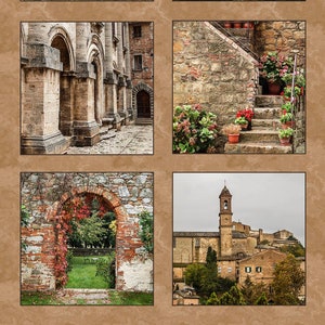 Scenes of Tuscany Quilt Panel - SAP-006, Panel Size is 17” X 33”, Quality Quilting Cotton