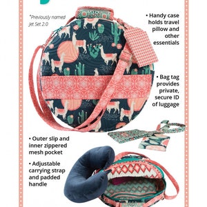 ByAnnie Patterns, Jet Set II Pattern, Organizer Bag Pattern, Travel Bag Pattern, Quilting Sewing Pattern