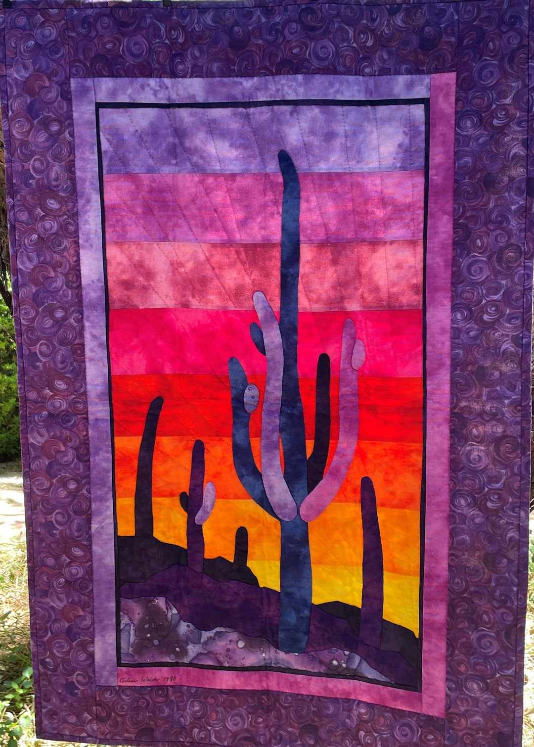 Sunset Fabric Kit and Quilt Pattern From Arlene Walsh Designs