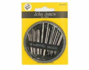 JJ80000 - John James Sewers kompakta nålar, sortiment, 30 st
