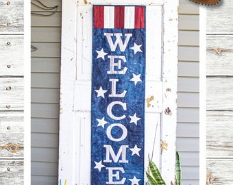A Big Welcome Patriotic Pattern, From Patch Abilities