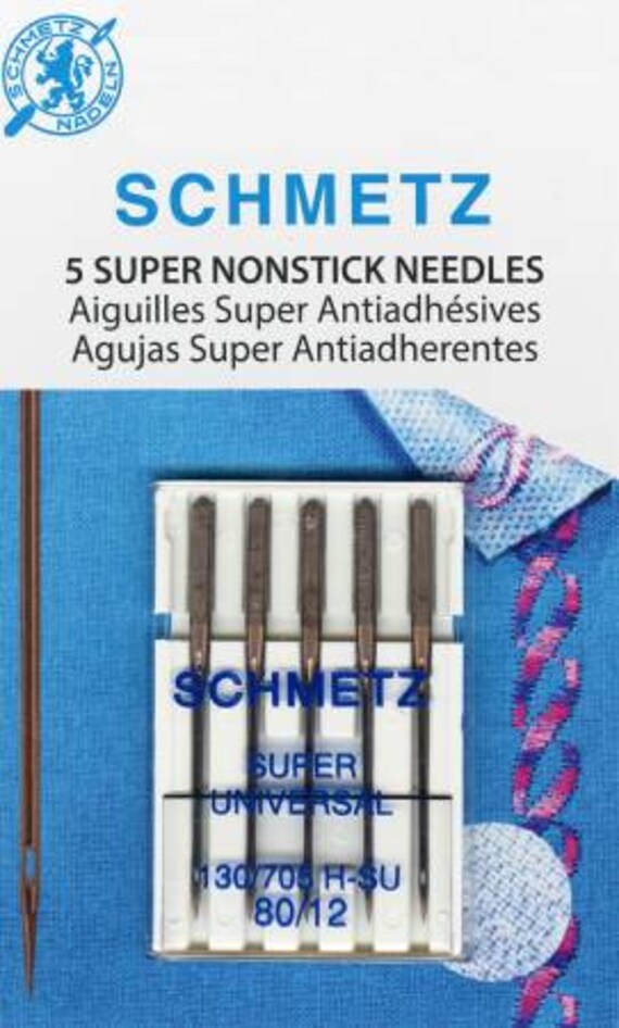 Super Nonstick Needle 5ct, Size 80/12 - 1 Package Super Nonstick Needle 5ct, Size 80/12 - 1 Package