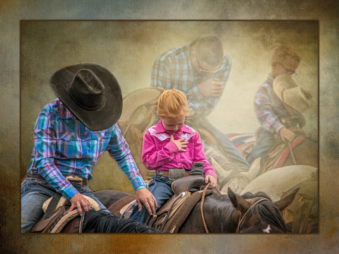 The Rodeo Blessing Fabric Panel, Quilt Panel, Quality Quilting Cotton ...