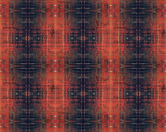 Tim Holtz Fabric, Quilting Cotton, Abandoned PWTH136.RUST, Tim Holtz Eclectic Elements