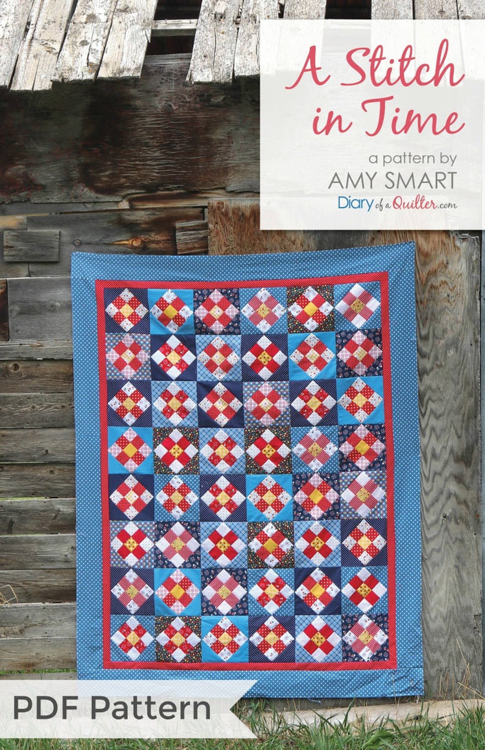 A Stitch in Time Quilt Pattern  Etsy