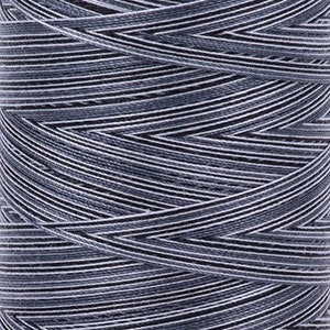 May include: A spool of light blue thread with a subtle striped pattern.