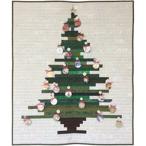 Oh, Stripmas Tree Quilt Pattern Designed by J. Michelle Watts - Southwest Design