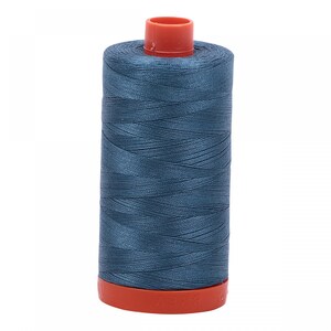 4644 Smoke Blue - Cotton Mako: 50wt 1422 yds - Aurifil Thread