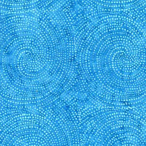 TONGA-B2336 Tropic - Dotty Spiral, Batik Fabric, By Timeless Treasures
