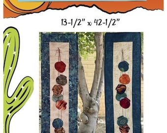 String of Pots Quilt Pattern - An Arlene Walsh Design, Southwest Pattern, Fused Applique