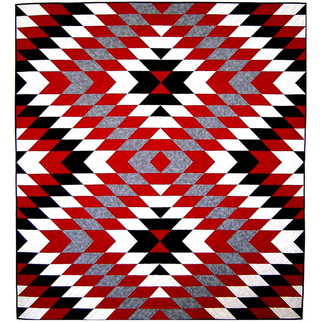 Mesa Pattern Quilted Blanket NCU0NXD1763 main image 1