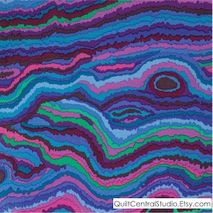 Kaffe Fassett Fabric, Quilting Cotton, Classics Jupiter Blue, Cotton Fabric, FreeSpirit