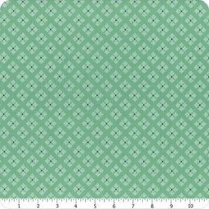 Bee Basics C6409 Teal - Lori Holt  - Sold by the Yard - Premium 100% Cotton Fabric