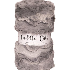 Wild Rabbit Silver 2yd Luxe Minky Cuddle Cut