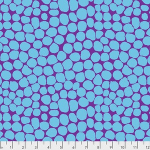 Kaffe Fassett Fabric, Quilting Cotton, PWBM053.DUCKE Jumble - Duck Egg | Kaffe Fassett Collective, Half Yard or by the Yard, FreeSpirit