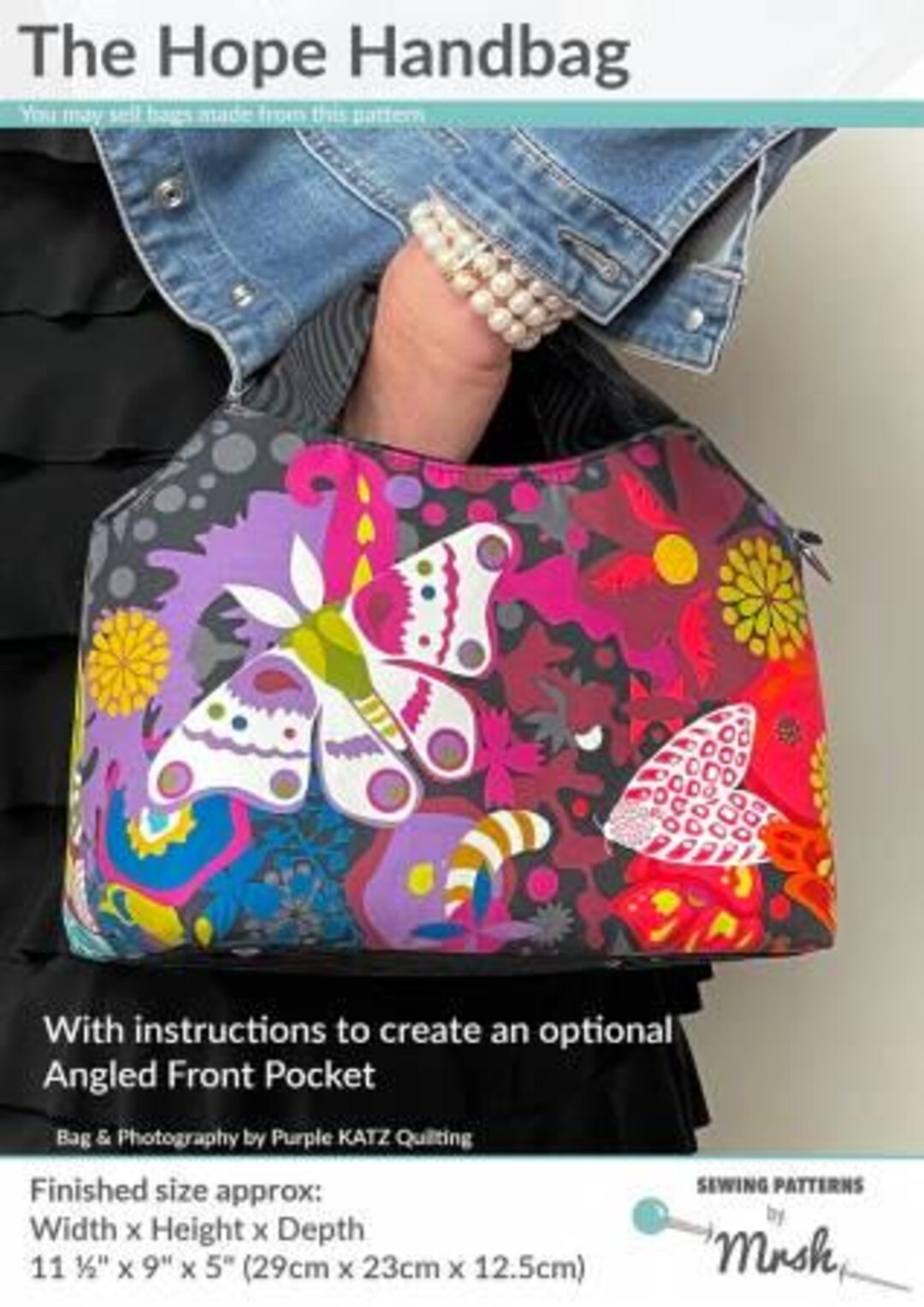 The Hope Handbag # MH-HOPE, Handbag, Quilting Sewing Patterns - Etsy