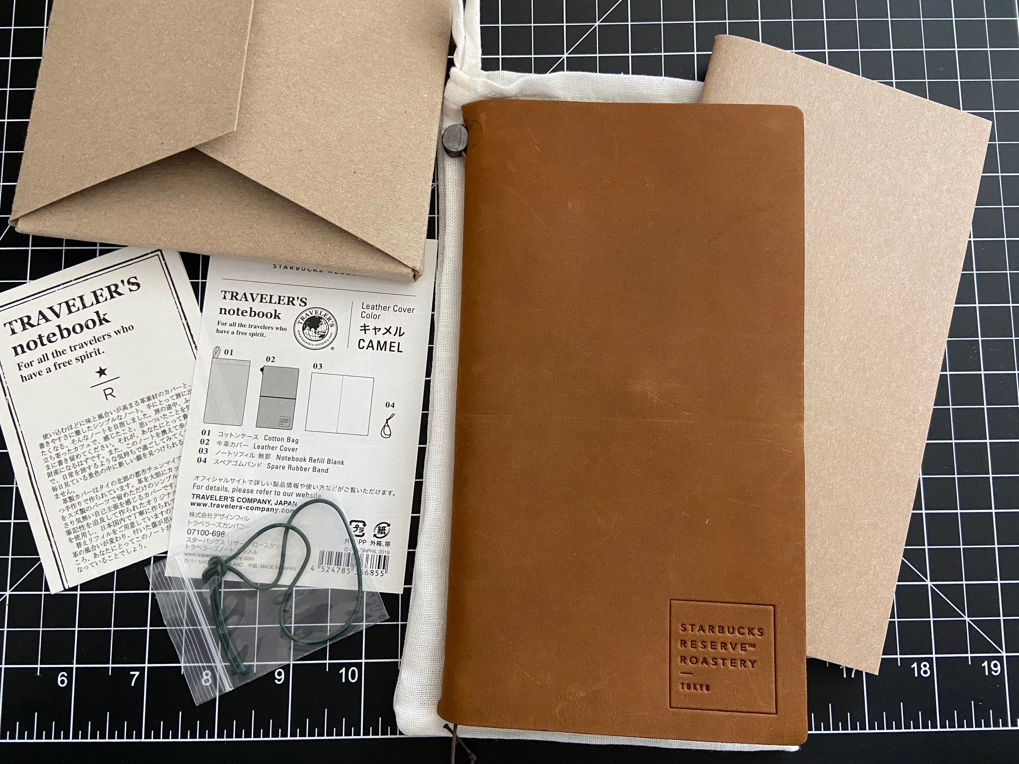 Traveler's Notebook Starbucks Reserve Tokyo Camel Etsy