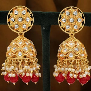 Anaya Red Earrings