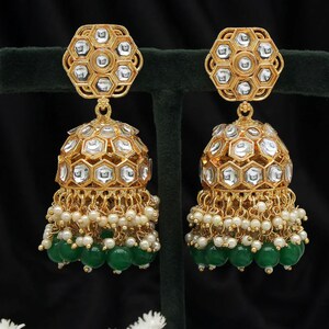 Anaya Green Drop Earrings