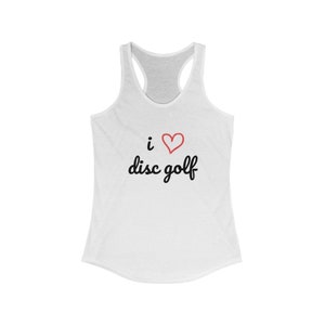 Disc Golf Shirt, Womens Disc Golf Shirt, Womens Disc Golf Tank Top, Gift for Disc Golfer, 2020 Holiday Gift, Heart Shirt, Frisbee Golf Shirt