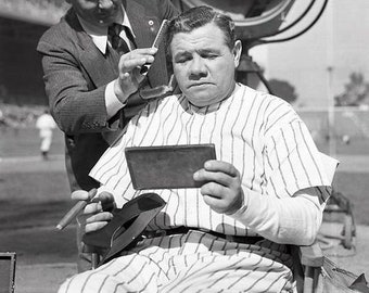 Babe Ruth Barbershop Decor ~8&quot; x 10&quot; Photo